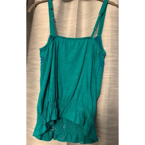 Teal Embellished Tank Top - Picture 4 of 6